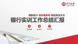 Szablon raportu podsumowującego prace szkoleniowe Banku Chin ppt