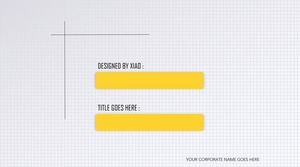 График работы в минималистском стиле и шаблон отчета с кратким описанием