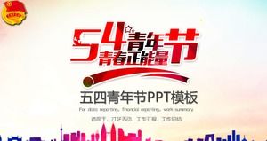 Gençlik pozitif enerji-4 Mayıs Gençlik Günü ppt şablonu