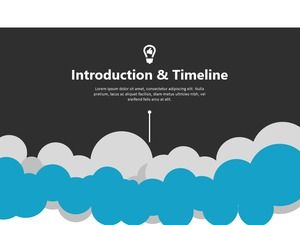 Grafico squisito multifunzionale Modello di ppt generale aziendale in atmosfera europea e americana (150P)