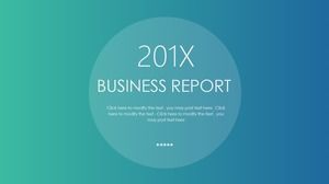 Mavi yeşil degrade arka plan saydam stil iOS tema ppt şablonu