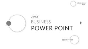 Minimalist gray circle background business 