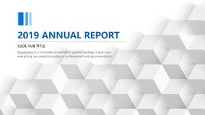 Cube creativ luminos fundal gri elegant stil plat european și american fan fan rezumat raport șablon ppt