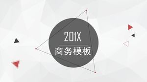 エレガントなグレーの低三角形の背景の幾何学的なグラフィックラインクリエイティブミニマリストビジネススタイルpptテンプレート