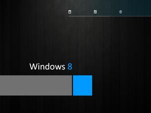 Entreprise de style win8 noir
