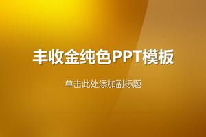 Altın düz renk gradyan arka planı slayt hasat