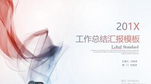 Concise and soft smoke background work summary