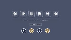 Model de ppt al planului de finanțare a riscurilor de proiecte atmosferice și ornamentale simple