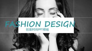 Czarno-biały motyw kobiet mody