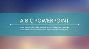 Puslu arka plan basit Avrupa ve Amerikan fan iOS serisi çalışma özeti raporu ppt şablonu