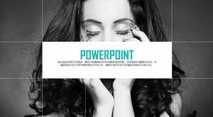 أزياء أنيقة فن المرأة شركة ملابس عرض المنتج تعزيز قالب ppt