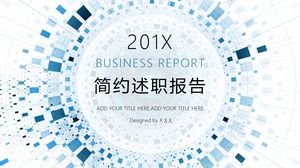 Dreptunghi de spațiu tridimensional bloc linie creativă știință și tehnologie minimalist șablon raport de muncă