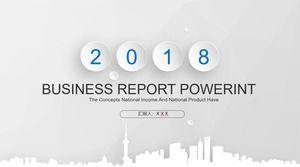 Élégant fond de triangle gris bas atmosphère simple micro rapport de travail d'entreprise en trois dimensions modèle ppt