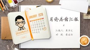 Jak podsumował Wielki Bóg w tym miesiącu? —— Szablon kreatywnego miesięcznego podsumowania projektanta pop