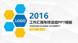 Jasnopopielaty niski trójkąt tło niebieski minimalistyczny osobisty raport podsumowujący raport ppt na koniec roku