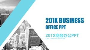 Grafică geometrică atmosferă plană de afaceri raport de lucru șablon ppt