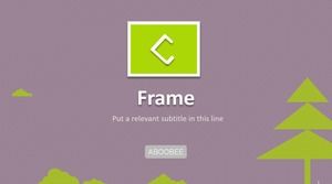 5 nuanțe și schema de culori desene animate mici proaspete universale de rezumat raport de afaceri șablon