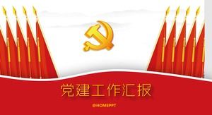 Basit ve pratik parti kurma çalışma raporu ppt şablonu