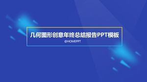 Grafică geometrică creativitate minimalistă plană de raport de rezumat la sfârșitul anului