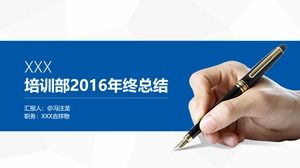 10 yıl sonu özet raporu kapak ppt şablonları