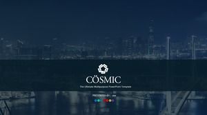 Lekkie i jasne tło metropolia proste i praktyczne w stylu europejskim i amerykańskim stylu pracy raport biznesowy szablon ppt