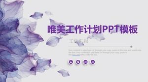 Arta de frunze-micro-dimensională versiune completă rezumat de sfârșit de an și planul pentru anul viitor șablon ppt șablon ppt