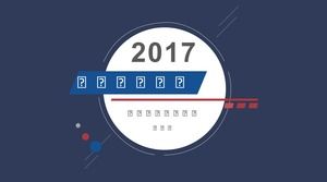 Dot coil creative cover exquisite full version personal bidding resume PPT template