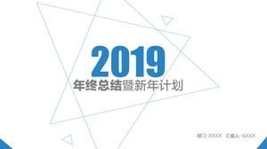 Linee geometriche del triangolo relazione di sintesi creativa lavoro diagramma riassuntivo lavoro e piano modello ppt