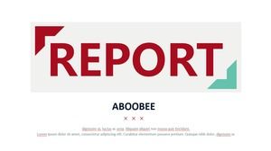 우아한 예술적 기질 매우 디자인 감각 간단한 분위기 유럽과 미국 스타일의 작업 보고서 ppt 템플릿