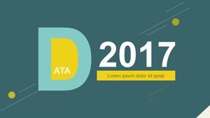 创意平面卡通风格数据分析报告通用ppt模板