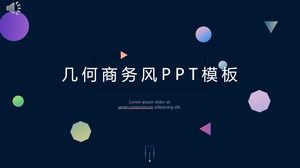 Шаблон градиента геометрический творческий бизнес отчет ppt