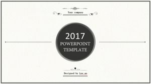 European style lace lines simple classical nostalgic European style multipurpose ppt template