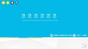 Modello ppt rapporto rapporto personale sfondo triangolo grigio chiaro basso