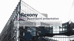 スラッシュとグラフィックの創造的なファッションの雰囲気ヨーロッパとアメリカのスタイルの仕事レポートpptテンプレート