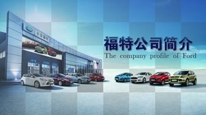 Ford Motor Company product and company presentation ppt template