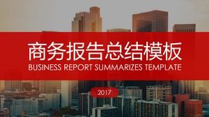 Modello ppt rapporto semplice lavoro rosso chiaro semplice rivista business stile affari generali