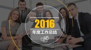 Coce subțiri și cercuri creative modele de ppt rezumate de lucru simplu și practic anual