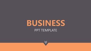 Business minimalistische Atmosphäre Business-Stil flache Arbeit Zusammenfassung ppt Vorlage