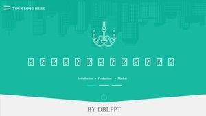 Modèle de ppt universel atmosphérique haut de gamme de présentation d'entreprise
