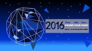 LOWPOLY低调风格一般业务ppt模板