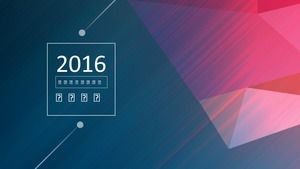 工作态度积极向上动态动态工作报告通用ppt模板