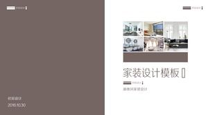 Decoração de interiores melhoria home design e interpretação modelo estilo ppt álbum (com muitos ícones)