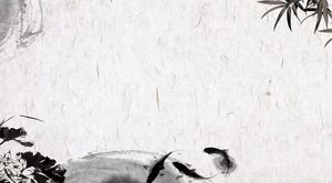 เทมเพลตภาพพื้นหลังแบบไวด์สกรีน ppt 4 สไตล์จีน