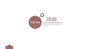 "My Life" modello piccolo ppt fan sole fresco letteratura