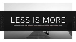 Классический серый плоский атмосфера журнал стиль бизнес PPT шаблон