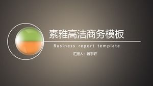 Szkło tekstura kula kreatywny elegancki elegancki czysty biznes styl ppt szablon