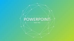 Сферическая пунктирная сетка, свежий и простой ios wind ppt