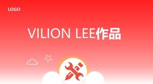 Logistics industry courier job report ppt template