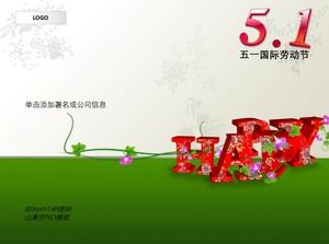 Szablon ppt maja międzynarodowego dnia pracy