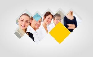 Informe de negocios del equipo del departamento plantilla ppt simple